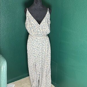 Floral Maxi Dress with Spaghetti Straps